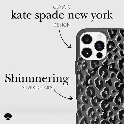 Kate Spade New York apsauginis „MagSafe“ dėklas, skirtas „iPhone 16 Pro Max“ (City Leopard)