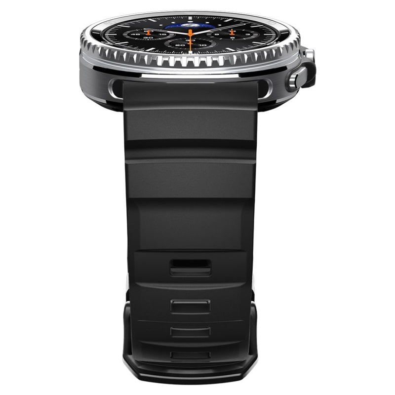 Spigen WBS2 - Dirželis Samsung Galaxy Watch 8 / 8 Classic 40 / 44 / 46 mm (Juodas)