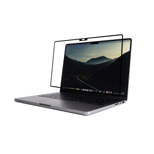 Moshi iVisor AG – matinis ekrano apsauga, skirta „MacBook Pro 14 colių“ (M3/M2/M1/2023–2021) (juoda/skaidri/matinė)