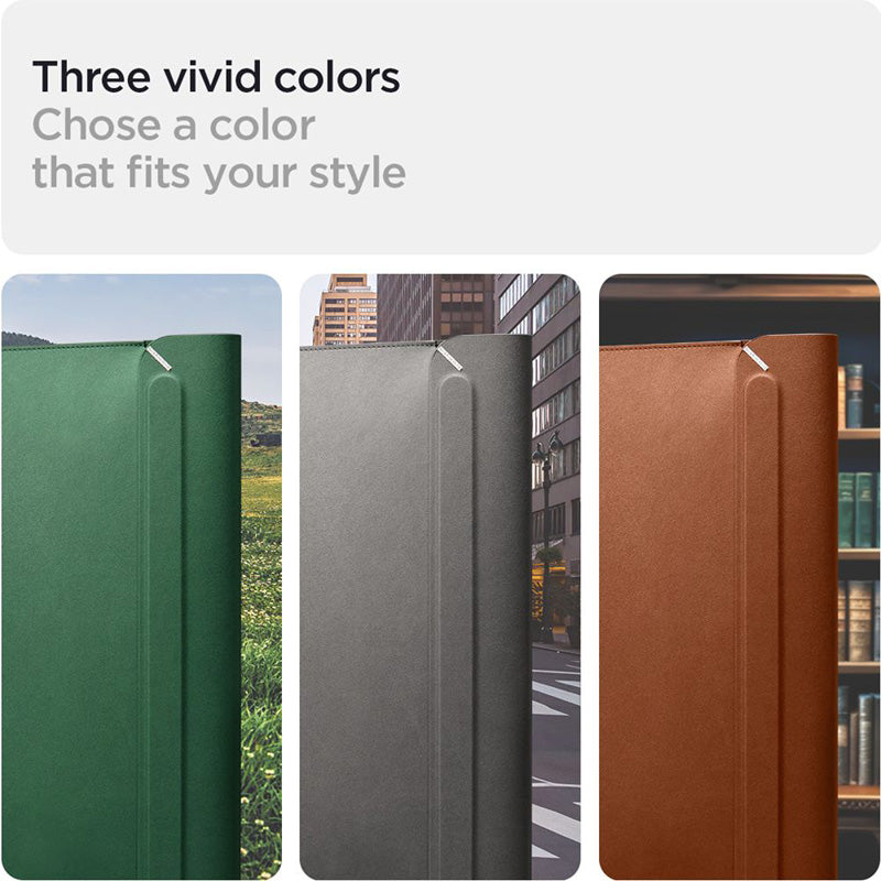 Spigen Valentinus dėklas nešiojamam kompiuteriui - 15" / 16" nešiojamo kompiuterio dėklas (Jeju Green)