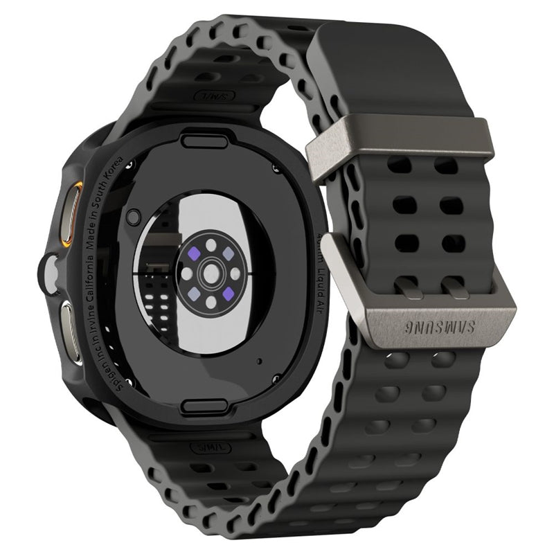 Spigen Liquid Air – Dėklas, skirtas Samsung Galaxy Watch 8 44 mm (Matinė juoda)