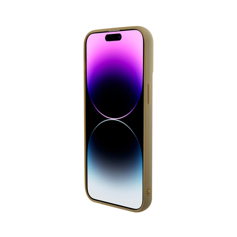 Guess Disco Metal Script – dėklas, skirtas iPhone 15 Pro Max (auksinis)
