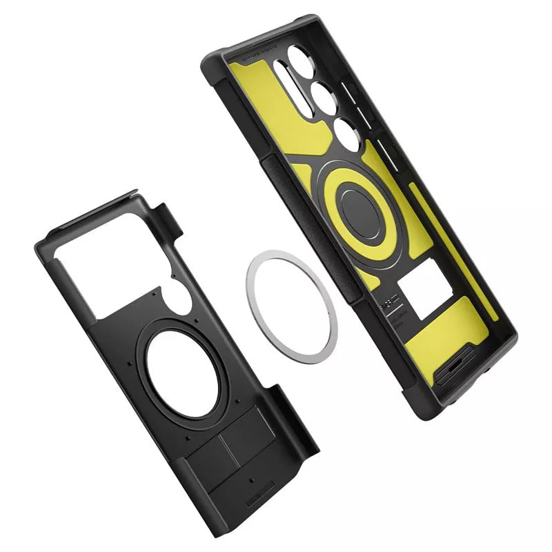 Spigen Slim Armor MagSafe - dėklas, skirtas „Samsung Galaxy S24 Ultra“ (juodos spalvos)