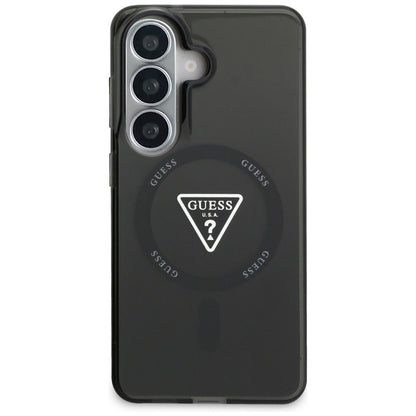 Guess IML Gradient Triangle MagSafe - Samsung Galaxy S26 dėklas (juodas)