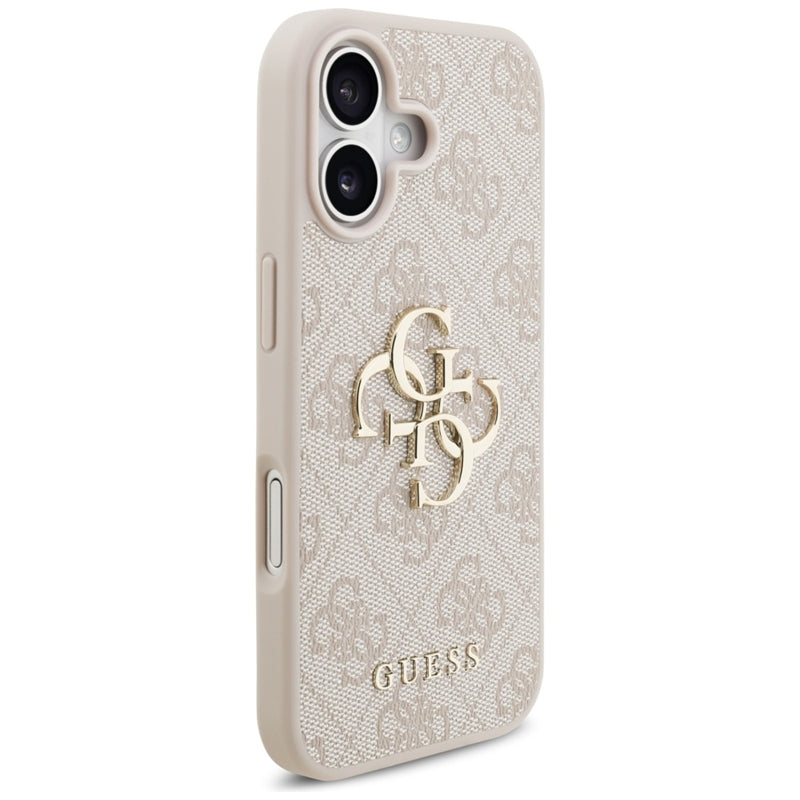 Guess 4G Big Logo dėklas iPhone 17 (rožinis)
