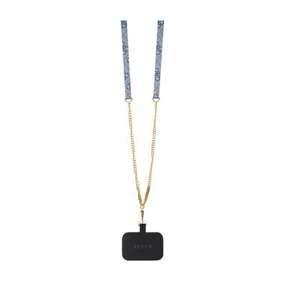 Guess Crossbody 4G Metal Logo - iPhone 15 Pro dėklas (mėlynas)