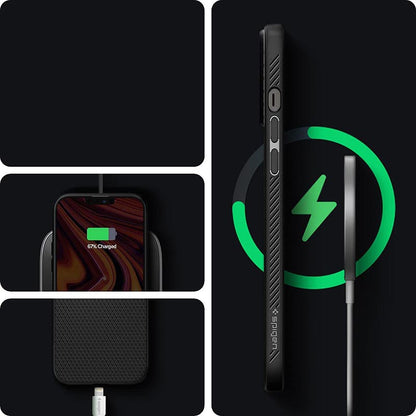 Spigen Liquid Air – dėklas, skirtas iPhone 13 Pro (juodas)