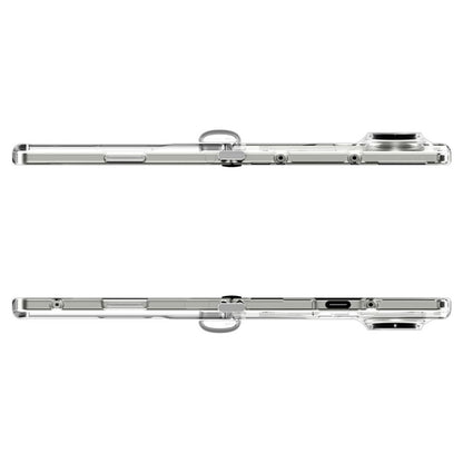 Spigen Ultra Hybrid Pro Mag MagSafe – dėklas, skirtas Samsung Galaxy Z Fold 7 (skaidrus / baltas)