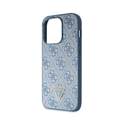 Guess Crossbody 4G Metal Logo - iPhone 15 Pro dėklas (mėlynas)