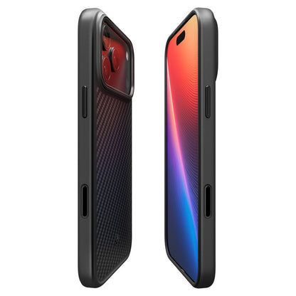 Spigen Enzo Aramid T Mag MagSafe - Dėklas, skirtas iPhone 17 Pro Max (Juodas)
