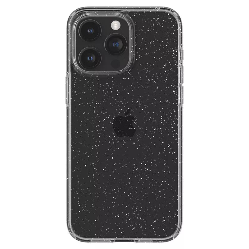 Spigen Liquid Crystal Glitter – dėklas, skirtas „iPhone 15 Pro“ (permatomas)