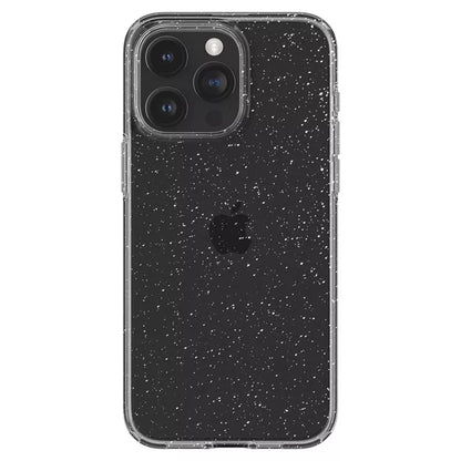 Spigen Liquid Crystal Glitter – dėklas, skirtas „iPhone 15 Pro“ (permatomas)