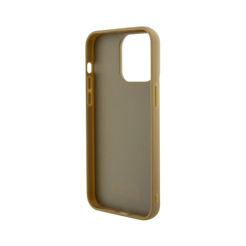 Guess Disco Metal Script – dėklas, skirtas iPhone 15 Pro Max (auksinis)