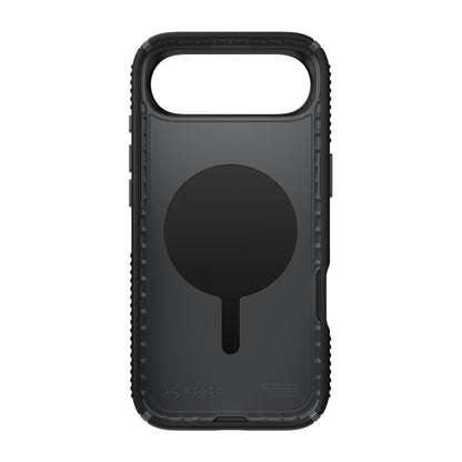 Speck Presidio2 Grip ClickLock & MagSafe - iPhone Air dėklas (Juoda / Slate Gray / Balta)