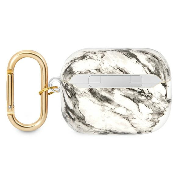 Guess Marble Strap – dėklas skirtas Airpods Pro (pilka)