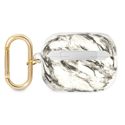 Guess Marble Strap – dėklas skirtas Airpods Pro (pilka)