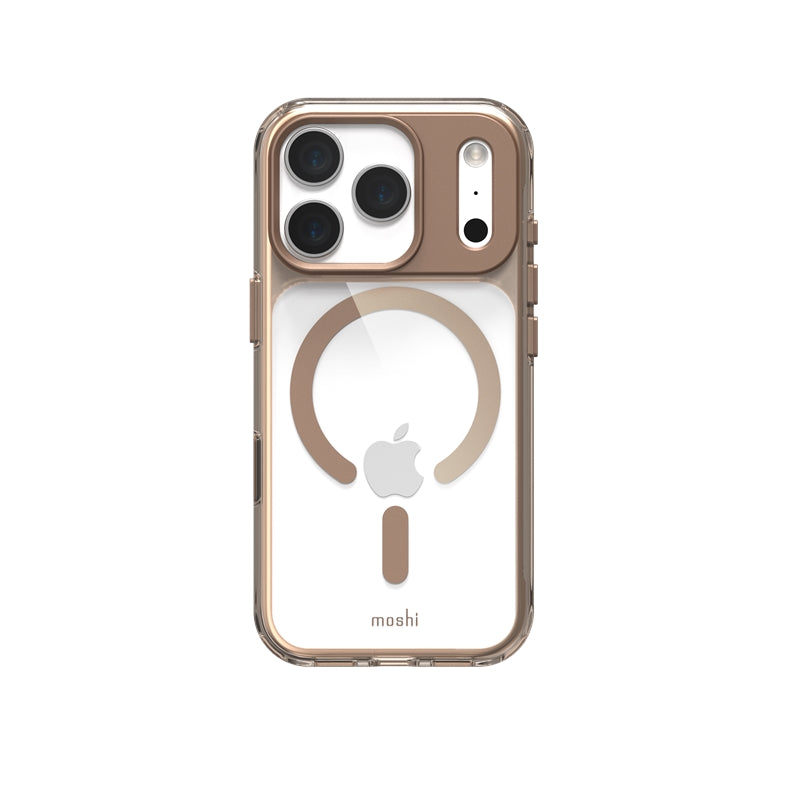 Moshi iGlaze MagSafe dėklas iPhone 17 Pro (Tamsios bronzos)