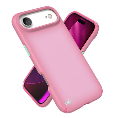 Speck Presidio Lux MagSafe - iPhone Air dėklas (Ibis Pink / Dark Ibis / Kanon Green)