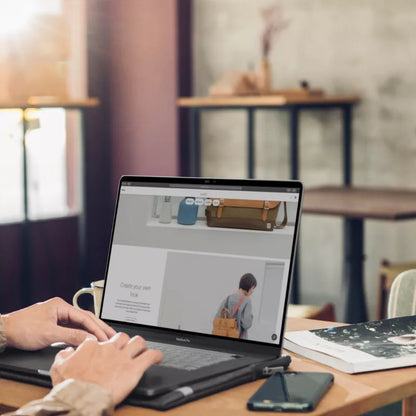 Moshi iVisor AG – matinis ekrano apsauga, skirta „MacBook Pro 14 colių“ (M3/M2/M1/2023–2021) (juoda/skaidri/matinė)