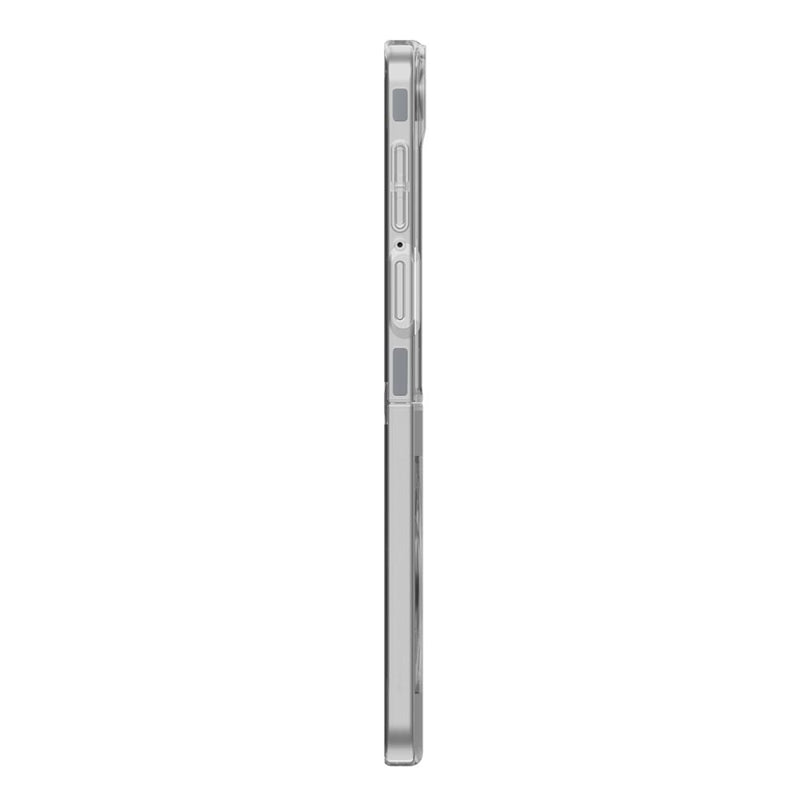Spigen Airskin Mag MagSafe – dėklas, skirtas Samsung Galaxy Z Flip 7 (Skaidrus/Baltas)