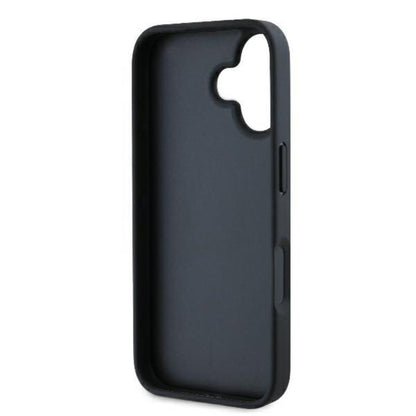 Karl Lagerfeld Monogram Karl & Choupette Head Pin - Dėklas skirtas iPhone 16 (juodas)