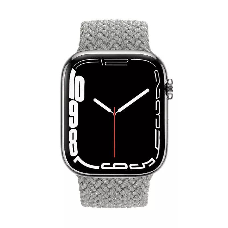Crong Wave Band – Pinta apyrankė, skirta Apple Watch 38/40/41/42 mm (šviesiai pilka)