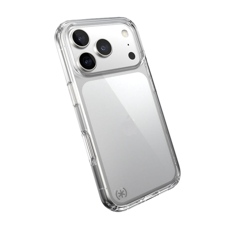Speck Presidio Perfect-Clear – iPhone 17 Pro dėklas (Skaidrus)