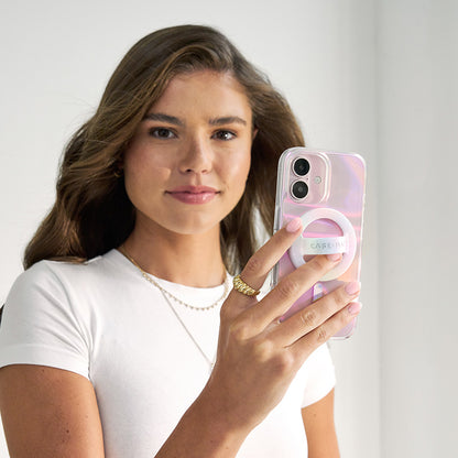 Case-Mate muilo burbulo MagSafe – dėklas, skirtas iPhone 16 (vaivorykštinis)