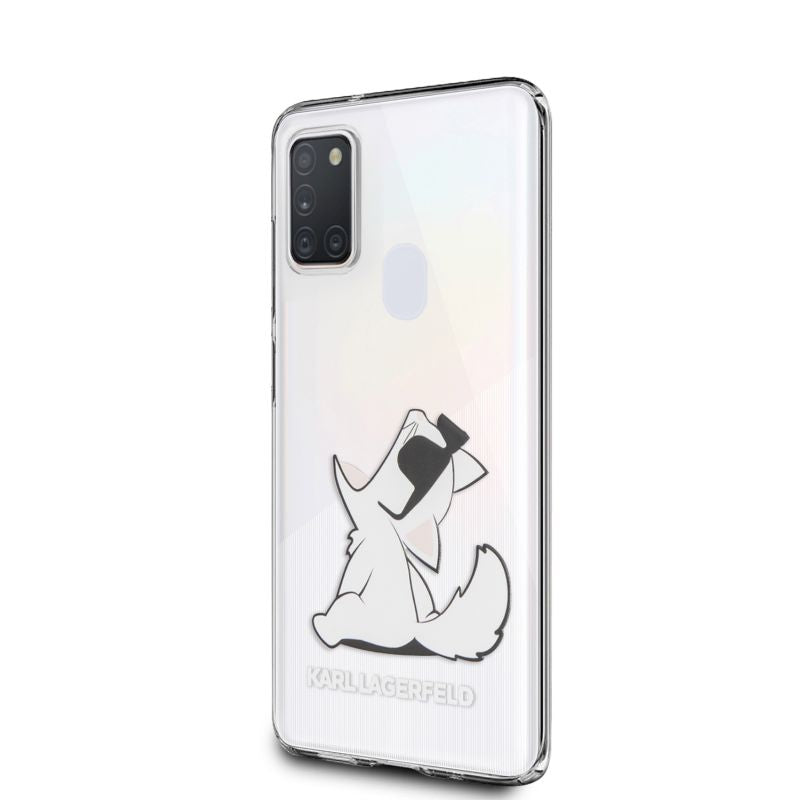 Karl Lagerfeld Choupette Fun akiniai nuo saulės – dėklas, skirtas „Samsung Galaxy M21“ (skaidrus)