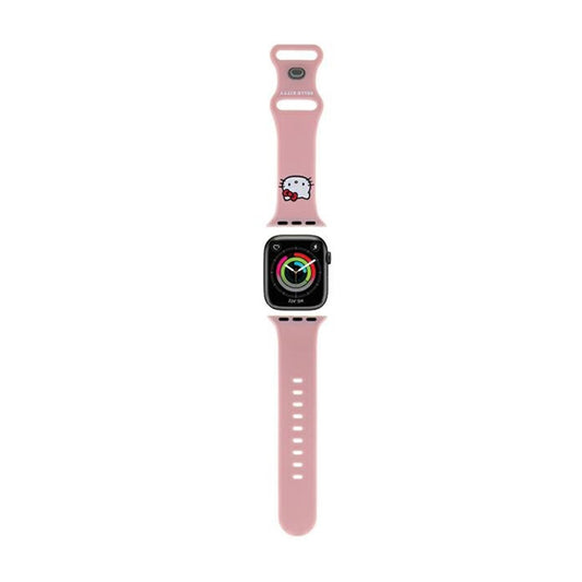 Hello Kitty Silikoninis Kitty Galvutės dirželis Apple Watch 38/40/41 mm (rožinis)