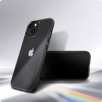 Spigen Ultra Hybrid – dėklas skirtas iPhone 13 (juodas)