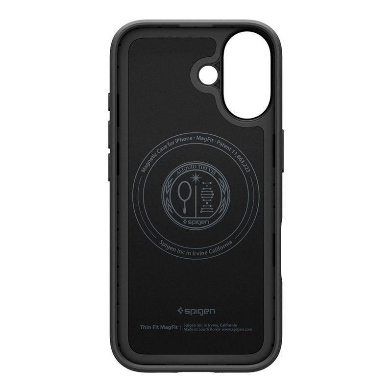 Spigen Thin Fit Mag MagSafe - Dėklas iPhone 17 (Juodas)