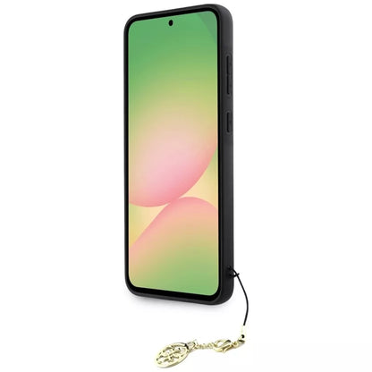 Guess 4G Charms kolekcija – dėklas, skirtas „Samsung Galaxy A56 5G“ (juodas)