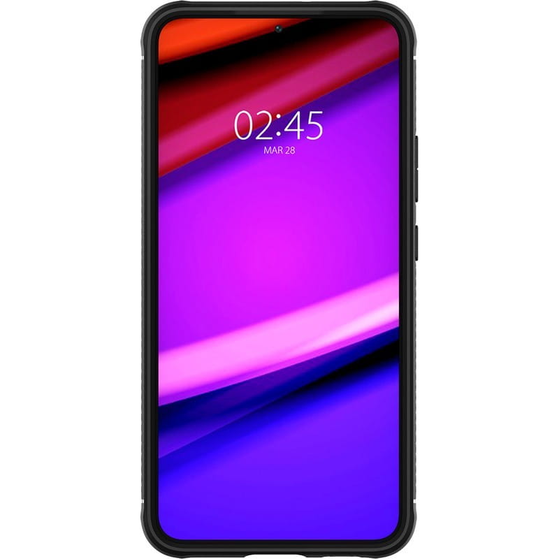Spigen Rugged Armor - dėklas skirtas Samsung Galaxy S22 (juodas)