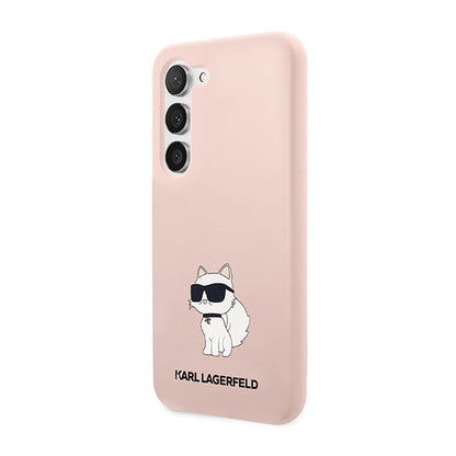 Karl Lagerfeld Silicone NFT Choupette – dėklas Samsung Galaxy S23 (rožinis)