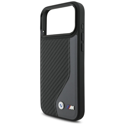 BMW M Anglies Pluoštas Logotipas MagSafe - Dėklas iPhone 17 Pro Max (antracitas)