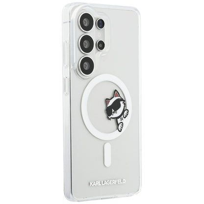 Karl Lagerfeld IML Peekaboo Choupette MagSafe - Samsung Galaxy S26 Ultra dėklas (Skaidrus)