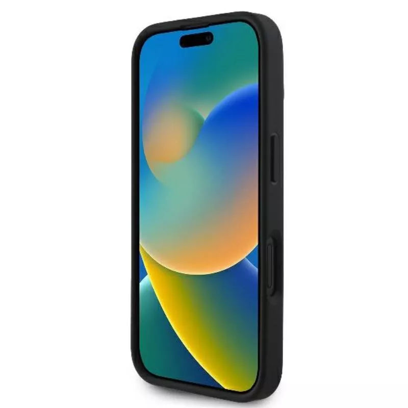 Karl Lagerfeld Quilted Signature – Dėklas iPhone 16 Plus (juodas)