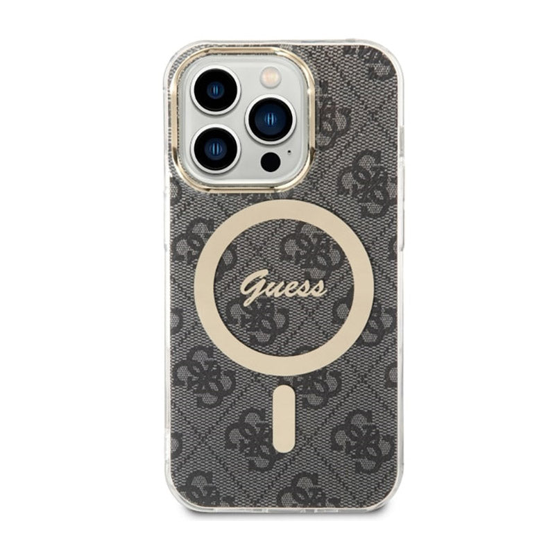 Guess 4G MagSafe – Dėklas, skirtas iPhone 14 Pro (juodas)