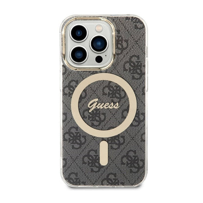 Guess 4G MagSafe – Dėklas, skirtas iPhone 14 Pro (juodas)