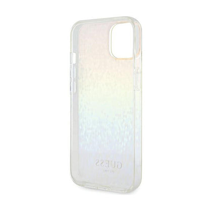 Guess IML Faceted Mirror Disco Iridescent – dėklas iPhone 12 / iPhone 12 Pro (vaivorykštės)