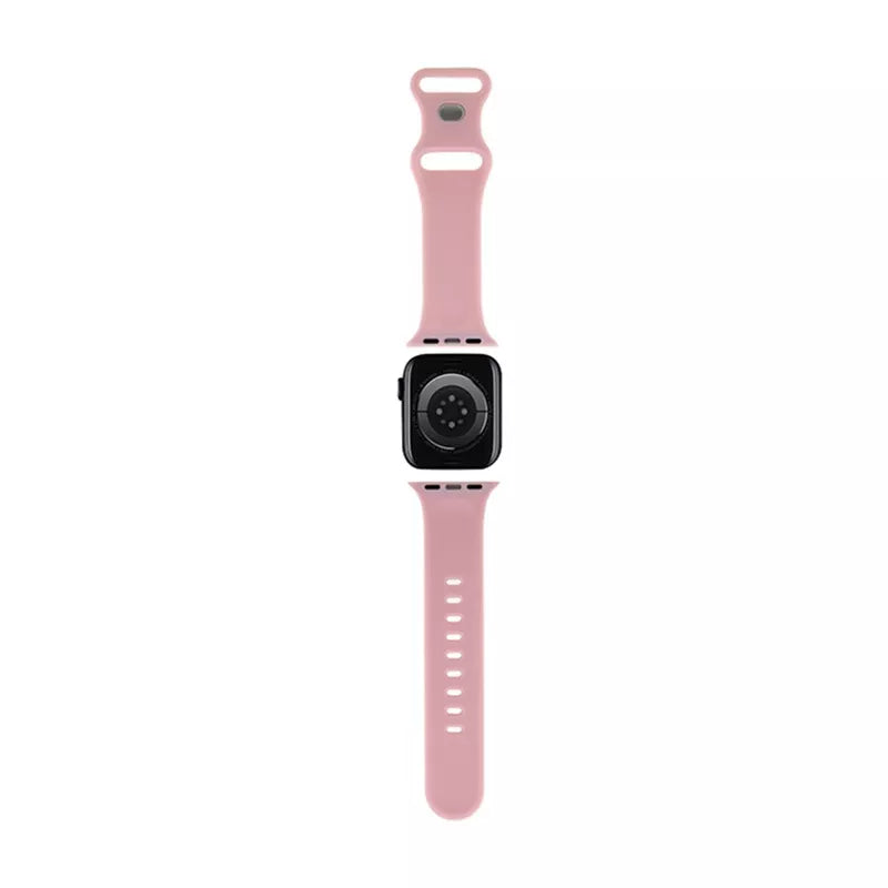 Hello Kitty Silikoninis Kitty Galvutės dirželis Apple Watch 38/40/41 mm (rožinis)