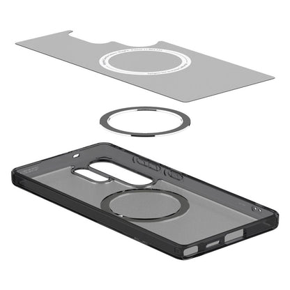 Spigen Ultra Hybrid Mag MagSafe – dėklas, skirtas „Samsung Galaxy S25 Ultra“ (Frost Black)