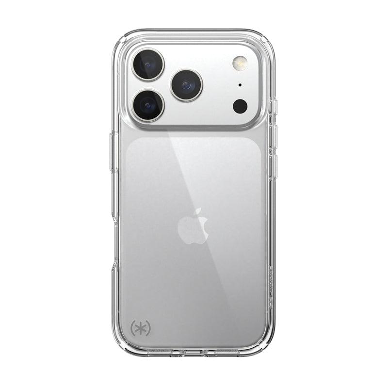 Speck Presidio Perfect-Clear – iPhone 17 Pro dėklas (Skaidrus)