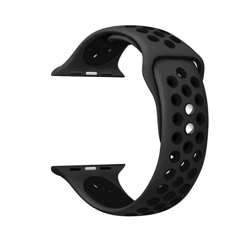 Crong Duo Sport - Apple Watch apyrankė 38/40/41/42 mm (pilka/juoda)