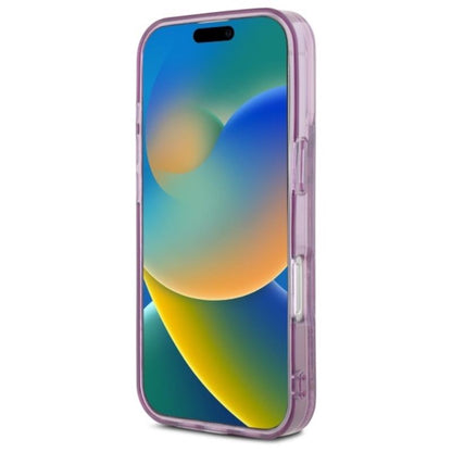 Hello Kitty skystantis blizgučių dėklas „50th Anniversary Party“, skirtas „iPhone 16 Pro Max“ (violetinis)