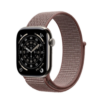 Crong Nailono - Sportinis dirželis, skirtas Apple Watch 38/40/41/42 mm (Smokey Mauve)