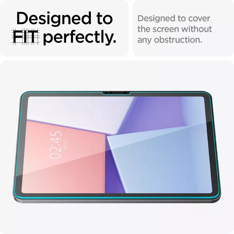 Spigen GLAS.TR EZ FIT - grūdintas stiklas skirtas iPad Air 13" M3 (2025) / M2 (2024) (skaidrus)