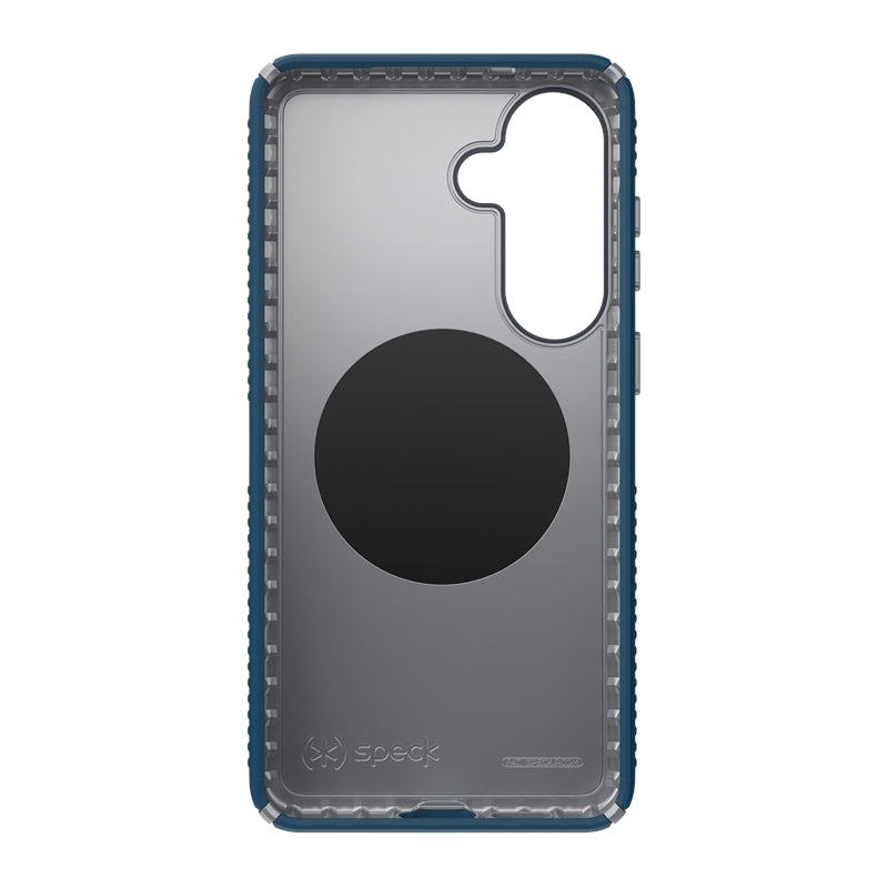 Speck Presidio2 Grip Magnet - Samsung Galaxy S26+ MagSafe dėklas (Deep Sea/Silver Metallic/Spell Blue)