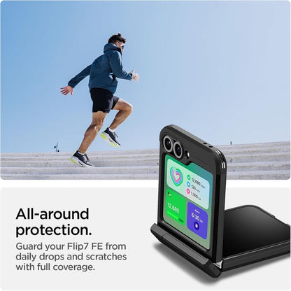 Spigen Tough Armor Pro Mag MagSafe - Dėklas, skirtas Samsung Galaxy Z Flip 6 / 7 FE (juoda)